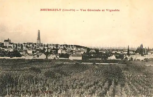 AK / Ansichtskarte Meursault Vue generale et vignoble Meursault