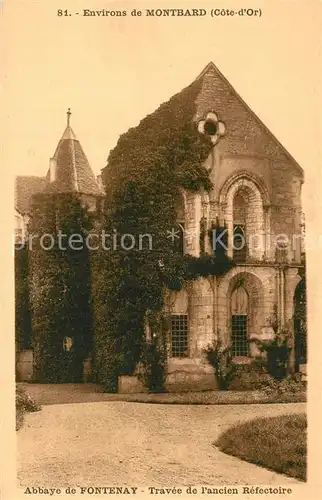 AK / Ansichtskarte Fontenay_Cote_d_Or Abbaye Travee de l ancien Refectoire Fontenay_Cote_d_Or