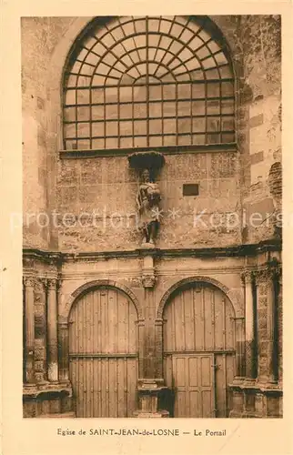 AK / Ansichtskarte Saint Jean de Losne Eglise Portail Saint Jean de Losne