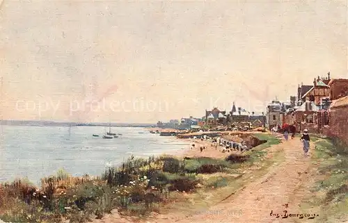 AK / Ansichtskarte Lion sur Mer Les Sites de France par Eug. Bourgeois Dessin Kuenstlerkarte Serie XXV No. 4 Lion sur Mer