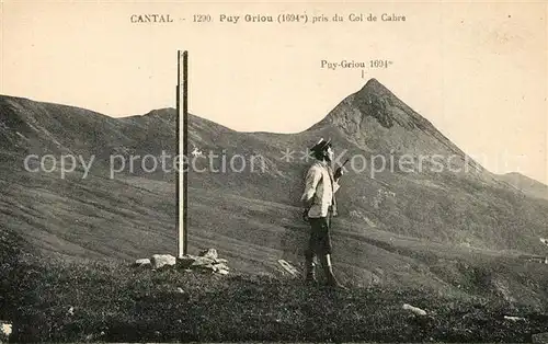 AK / Ansichtskarte Puy_Griou_Sommet_de pris du Col de Cabre Montagnes 