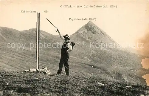 AK / Ansichtskarte Col_de_Cabre_Montagne et Puy Griou Montagnes 