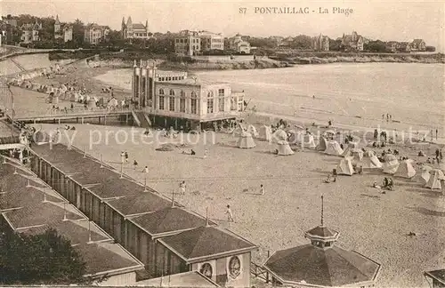 AK / Ansichtskarte Pontaillac La plage Pontaillac