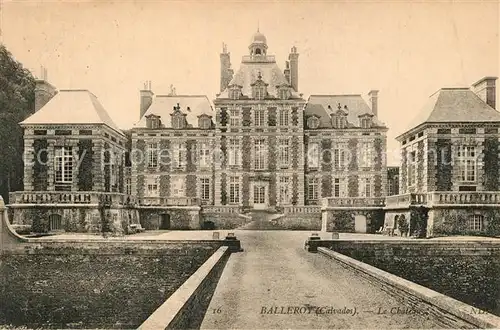 AK / Ansichtskarte Balleroy Chateau Schloss Balleroy