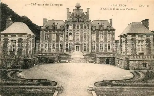 AK / Ansichtskarte Balleroy Chateau et ses deux pavillons Schloss Balleroy