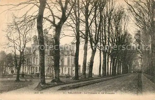 AK / Ansichtskarte Balleroy Chateau et les Avenues Balleroy