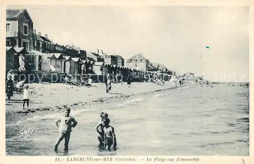 AK / Ansichtskarte Langrune sur Mer La plage Langrune sur Mer