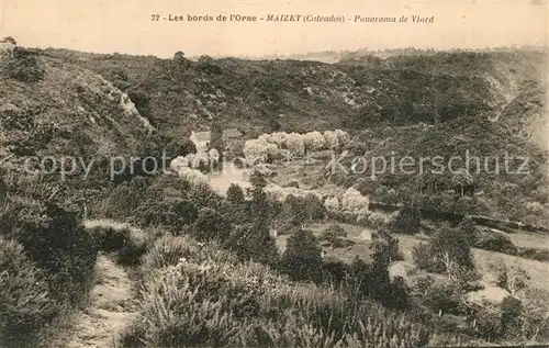 AK / Ansichtskarte Maizet Panorama de Viard Bords de l Orne Maizet