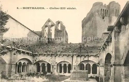 AK / Ansichtskarte Montmajour Cloitre XIIe siecle Montmajour