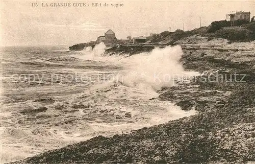 AK / Ansichtskarte La_Grande_Cote Effet de vague 