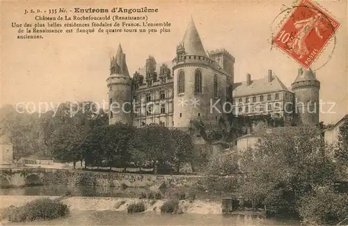 AK / Ansichtskarte La_Rochefoucauld Chateau Schloss La_Rochefoucauld