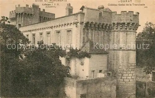 AK / Ansichtskarte Garat Chateau feodal de la Tranchade Garat