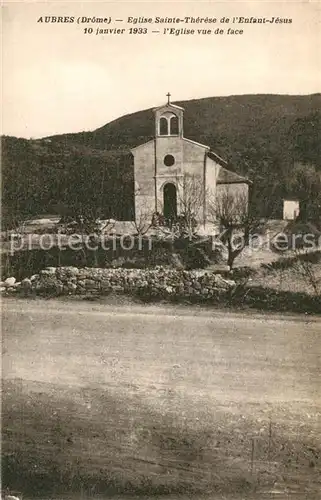 AK / Ansichtskarte Aubres Eglise Sainte Therese de l Enfant Jesus Aubres