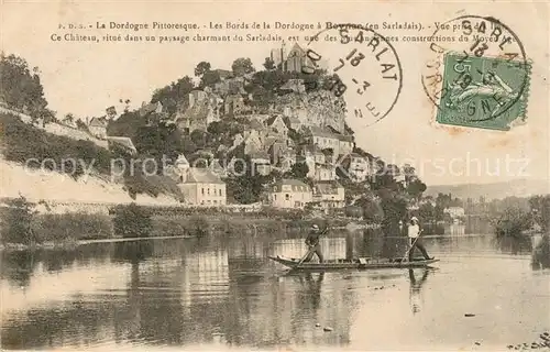 AK / Ansichtskarte Beynac et Cazenac Bords de la Dordogne Chateau Beynac et Cazenac