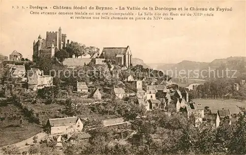 AK / Ansichtskarte Beynac et Cazenac Vallee de la Dordogne et Chateau de Fayrac Beynac et Cazenac
