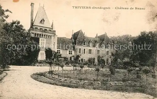 AK / Ansichtskarte Thiviers Chateau de Bazac Thiviers