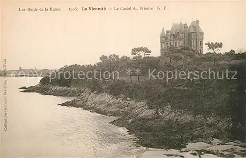 AK / Ansichtskarte La_Vicomte sur Rance Castel du Prieure La_Vicomte sur Rance