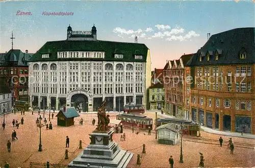 AK / Ansichtskarte Essen_Ruhr Kopstadtplatz Strassenbahn Essen_Ruhr
