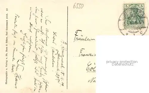 AK / Ansichtskarte Bad_Kreuznach Br?ckenhaus  Bad_Kreuznach