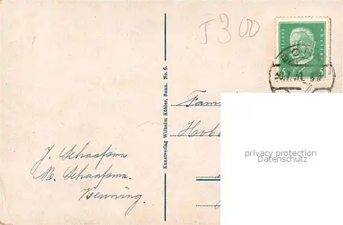 AK / Ansichtskarte Bonn_Rhein Rheinbr?cke Strassenbahn Bonn_Rhein