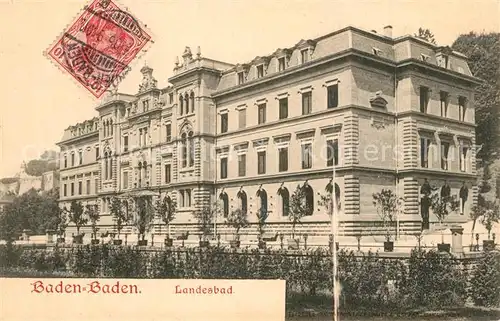 AK / Ansichtskarte Baden Baden Landesbad  Baden Baden