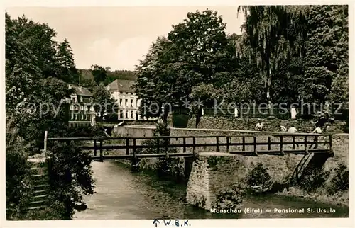 AK / Ansichtskarte Monschau Pensionat St. Ursula  Monschau