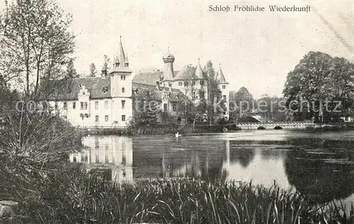 AK / Ansichtskarte Trockenborn Wolfersdorf Schloss Fr?hliche Wiederkunft  Trockenborn Wolfersdorf