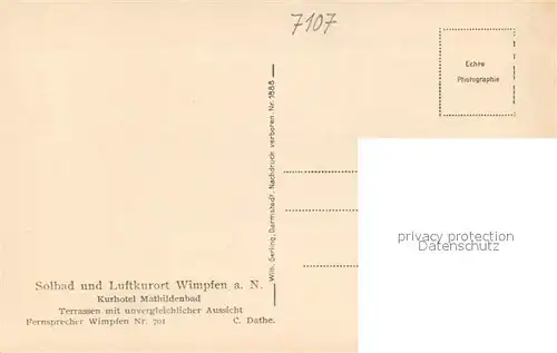 AK / Ansichtskarte Bad_Wimpfen Calvarienberg Bad_Wimpfen