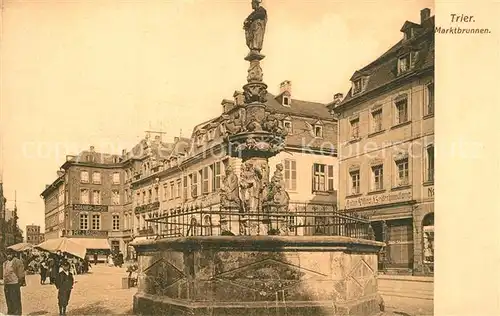 AK / Ansichtskarte Trier Marktbrunnen  Trier