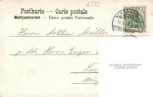 AK / Ansichtskarte Oberwesel_Rhein Hafeneinfahrt  Oberwesel Rhein