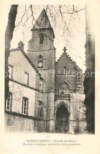 AK / Ansichtskarte Saint Seine l_Abbaye Chapelle des Moines Monument historique Eglise Saint Seine l Abbaye