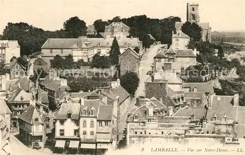 AK / Ansichtskarte Lamballe Vue sur Notre Dame Lamballe