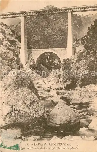 AK / Ansichtskarte Vivario Pont du Vecchio Ligne de Chemin de Fer Vivario