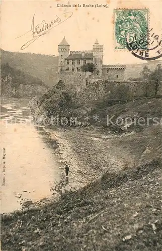 AK / Ansichtskarte Saint Priest la Roche Chateau de la Roche Saint Priest la Roche