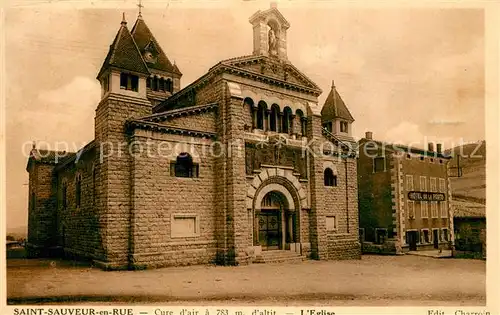 AK / Ansichtskarte Saint Sauveur en Rue Eglise Saint Sauveur en Rue