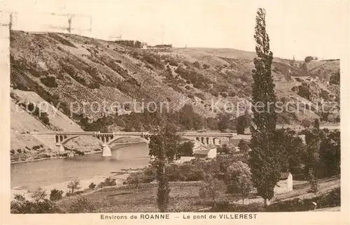 AK / Ansichtskarte Villerest Pont sur la Loire Villerest