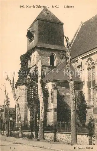 AK / Ansichtskarte Mur de Sologne Eglise Mur de Sologne