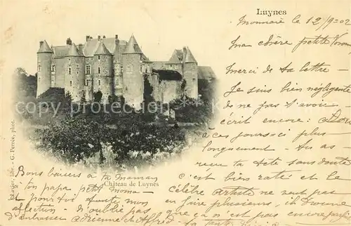 AK / Ansichtskarte Luynes_Indre et Loire Chateau Luynes Indre et Loire