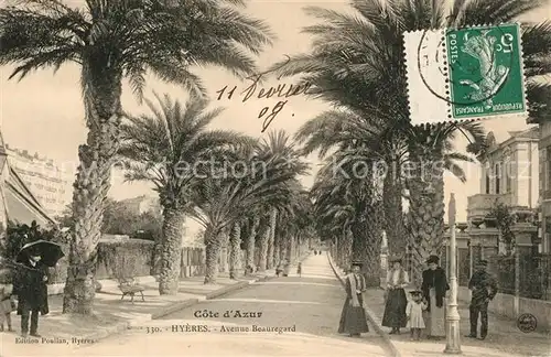 AK / Ansichtskarte Hyeres_les_Palmiers Avenue Beauregard Hyeres_les_Palmiers