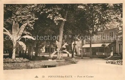 AK / Ansichtskarte Pougues les Eaux Parc et Casino Pougues les Eaux