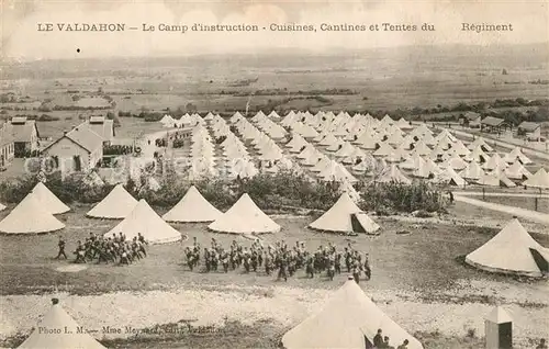 AK / Ansichtskarte Le_Valdahon Le Camp dinstruction Cuisines Cantines et Tentes du Regiment Le_Valdahon