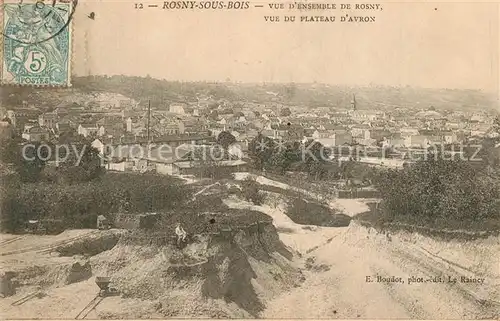AK / Ansichtskarte Rosny sous Bois Vue du Plateau d Avron Rosny sous Bois