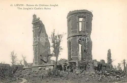 AK / Ansichtskarte Lievin Ruines du Chateau Jonglet Lievin
