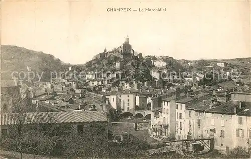 AK / Ansichtskarte Champeix Le Marchidial Champeix