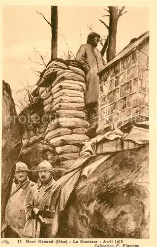 AK / Ansichtskarte Boncourt_JU Le Guetteur Avril 1918 Boncourt JU