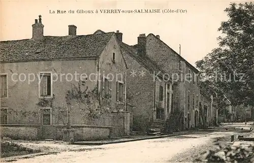 AK / Ansichtskarte Verrey sous Salmaise Rue du Giboux Verrey sous Salmaise