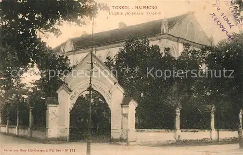 AK / Ansichtskarte Haiphong Tonkin Eglise Protestant Haiphong