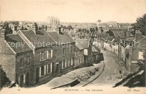 AK / Ansichtskarte Beauvais Panorama Beauvais