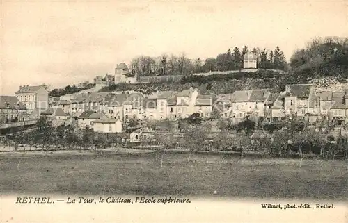 AK / Ansichtskarte Rethel_Ardennes Tour Chateau Ecole superieure Rethel Ardennes