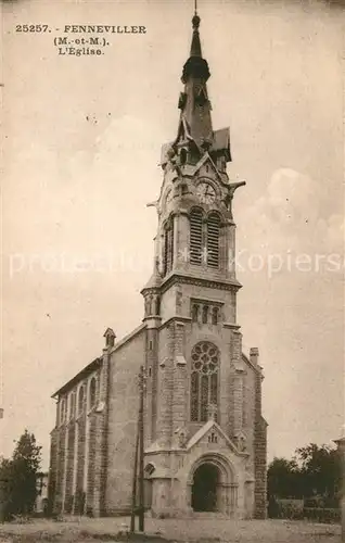AK / Ansichtskarte Fenneviller Eglise Fenneviller